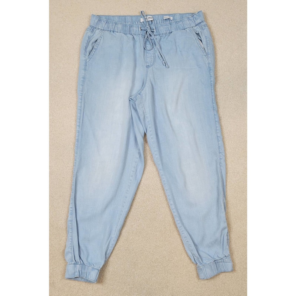Nine West Women's the Easy Jogger Medium Baby Blue Pants
